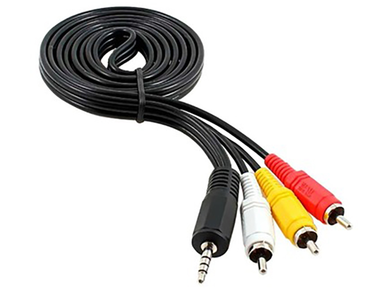 фото Exployd 3 rca - aux 1.5m black ex-k-1404