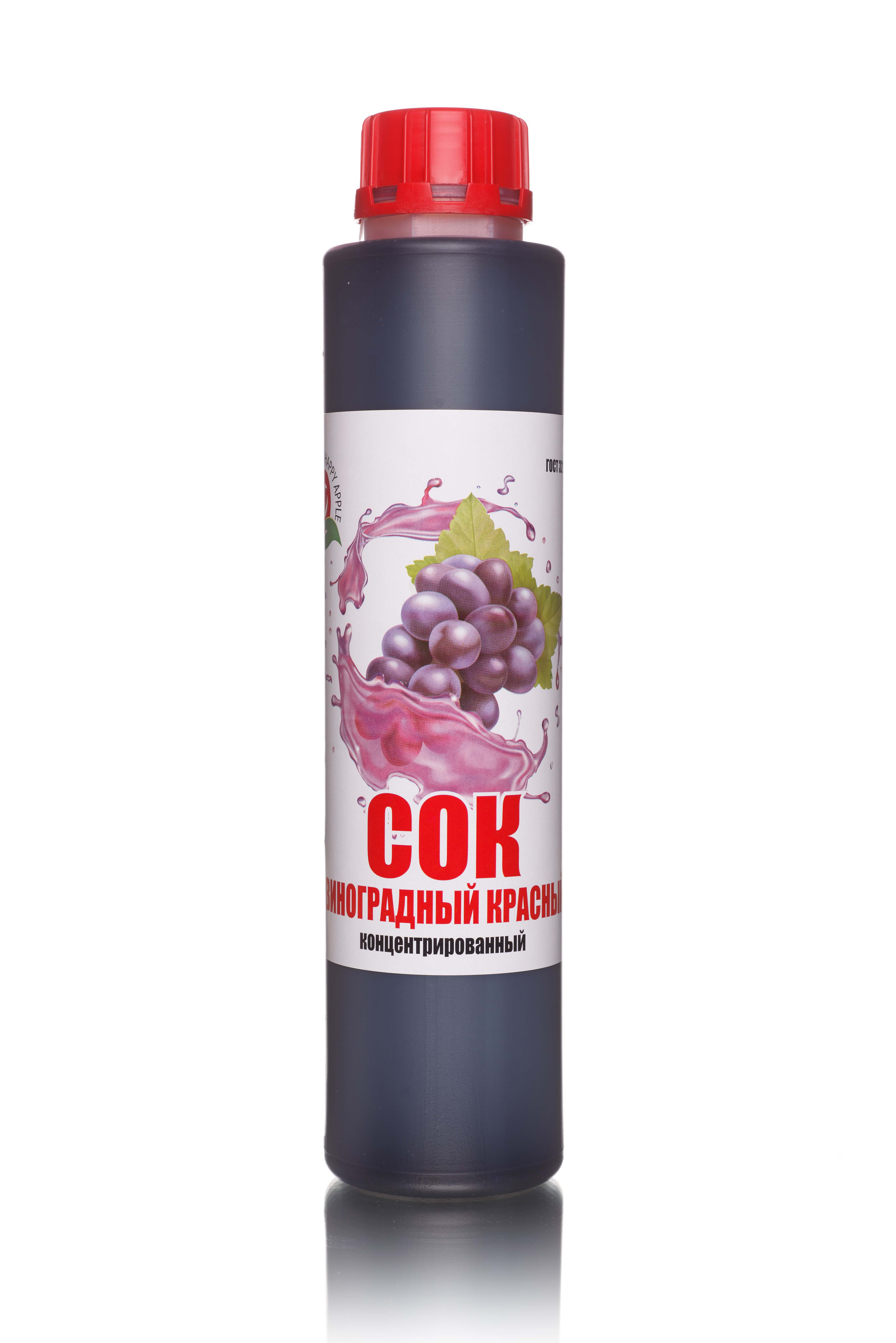 Сок концентрированный Happy Apple Виноградный красный, кисл. 0,8-1,5% 1 кг
