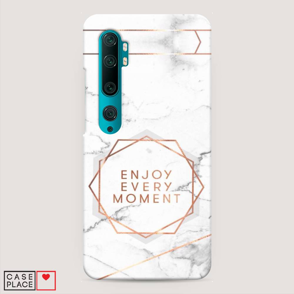 

Пластиковый чехол "Enjoy every moment мрамор" на Xiaomi Mi Note 10, 37320-5
