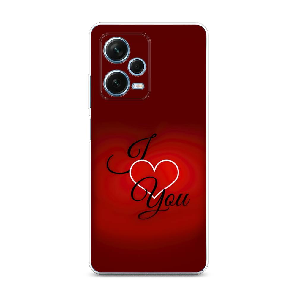 фото Чехол awog для xiaomi redmi note 12 pro plus "i love you 3"