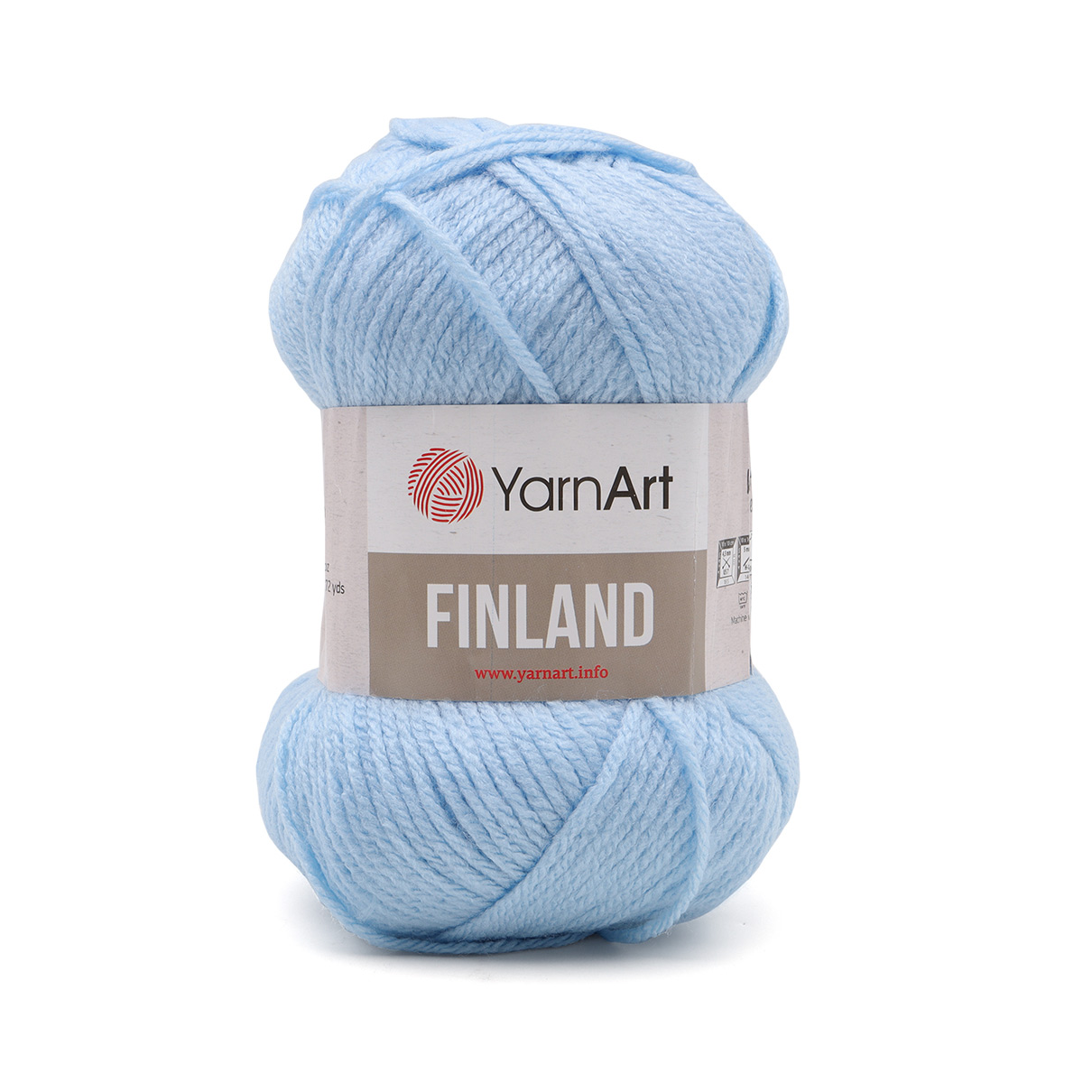 

Пряжа YarnArt 'Finland' 100г, 200м, 100% акрил, 215, 5 мотков, Голубой