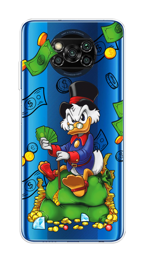 

Чехол на Poco X3/X3 Pro "Scrooge Richness", Черный;синий;зеленый, 310650-1
