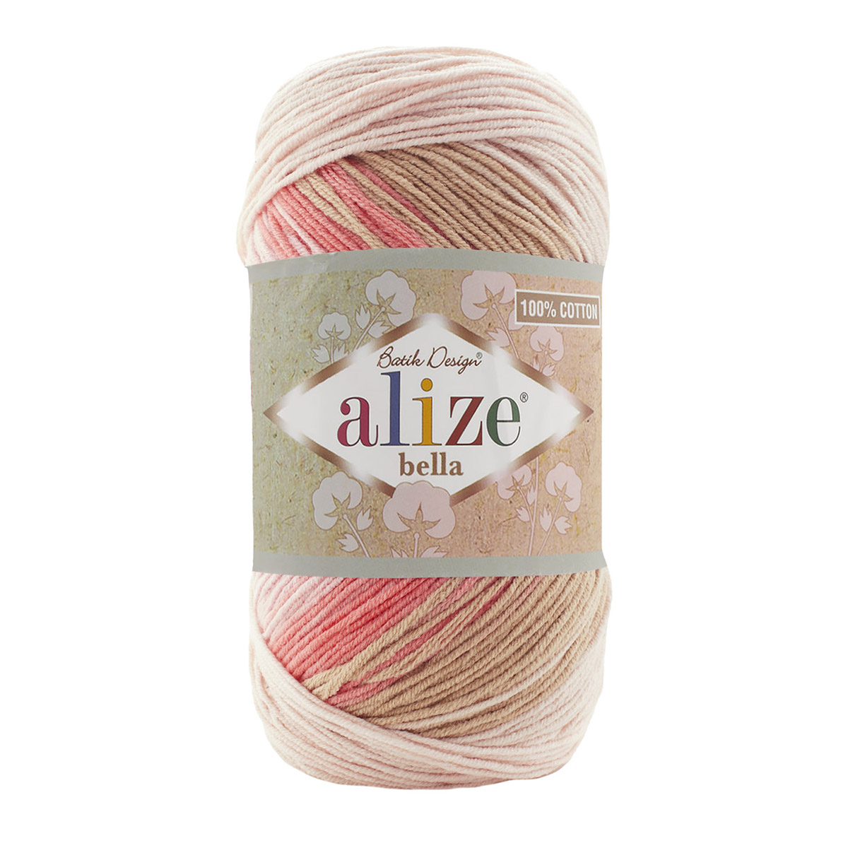 

Пряжа ALIZE Bella Batik 100, 100г, 360м, 100% хлопок, 5970, 5 мотков