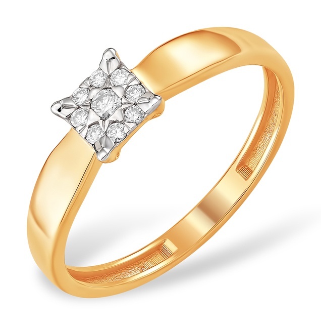 

Кольцо из золота р.  Kari Jewelry 232219, бриллиант, 232219