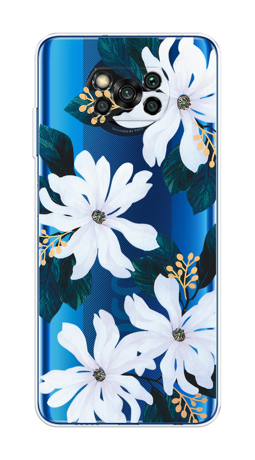 

Чехол на Poco X3/X3 Pro "Delilah Flower", Зеленый;белый, 310650-1