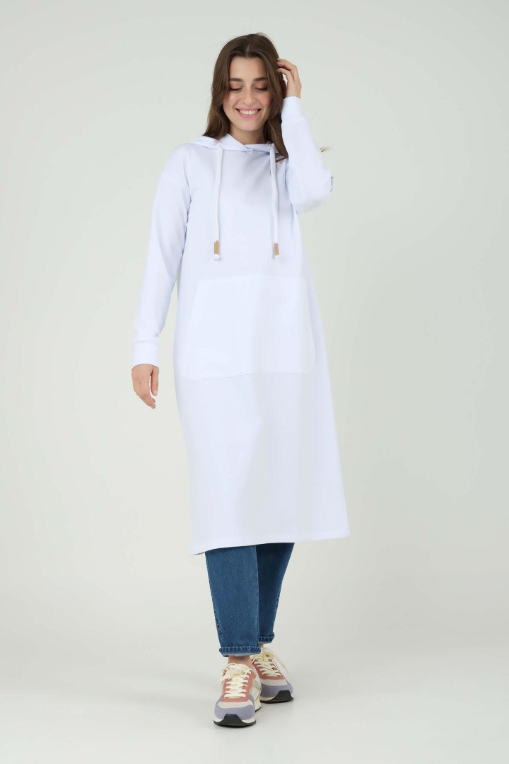 

Толстовка женская HE-QA T2317 белая 38 (товары доставляются из-за рубежа), T2317