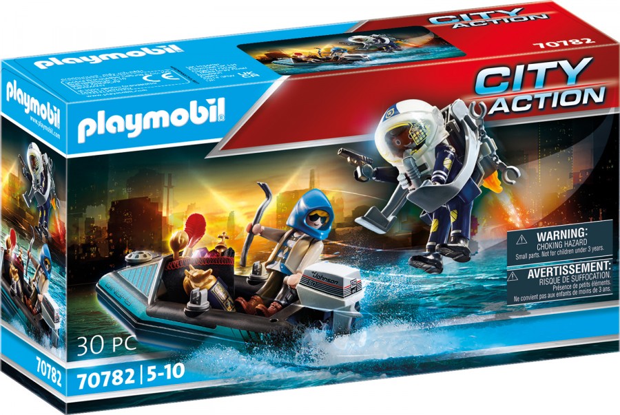 фото Конструктор playmobil арест грабителя музея 30 деталей, pm70782