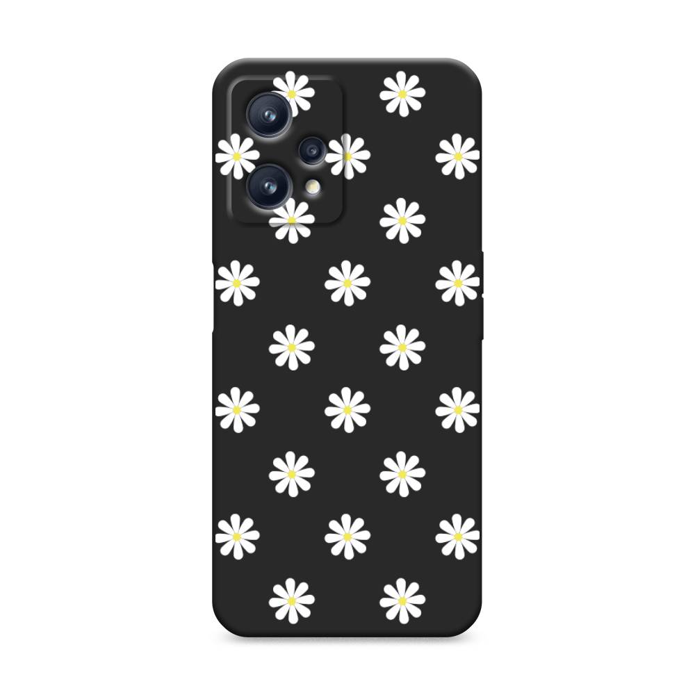 

Матовый силиконовый чехол "Маленькие ромашки" на Realme 9 Pro Plus, 258752-1