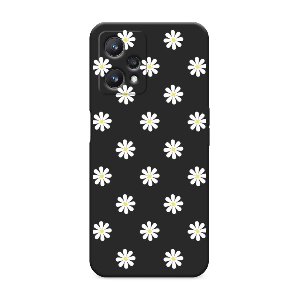 

Матовый силиконовый чехол "Маленькие ромашки" на Realme 9 Pro, 258852-1