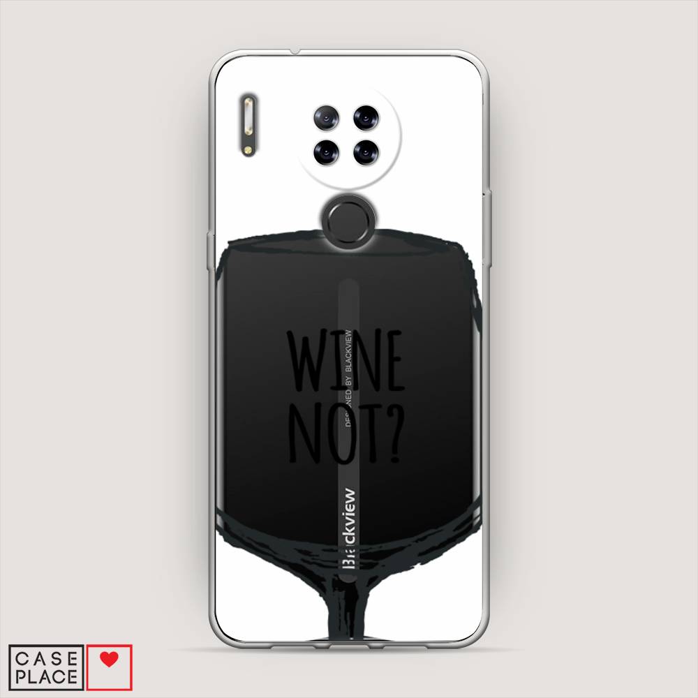 

Чехол на Blackview A80 "Wine not white", Белый, 280150-6