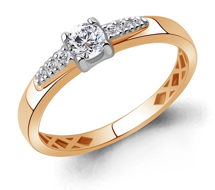 

Кольцо из золота р.  Kari Jewelry 231797, фианит, 231797