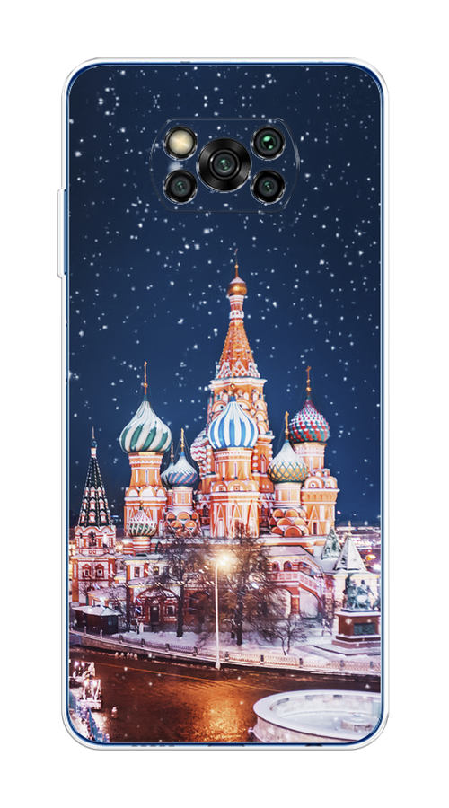 

Чехол на Poco X3/X3 Pro "Москва 1", Коричневый;синий;белый, 310650-1