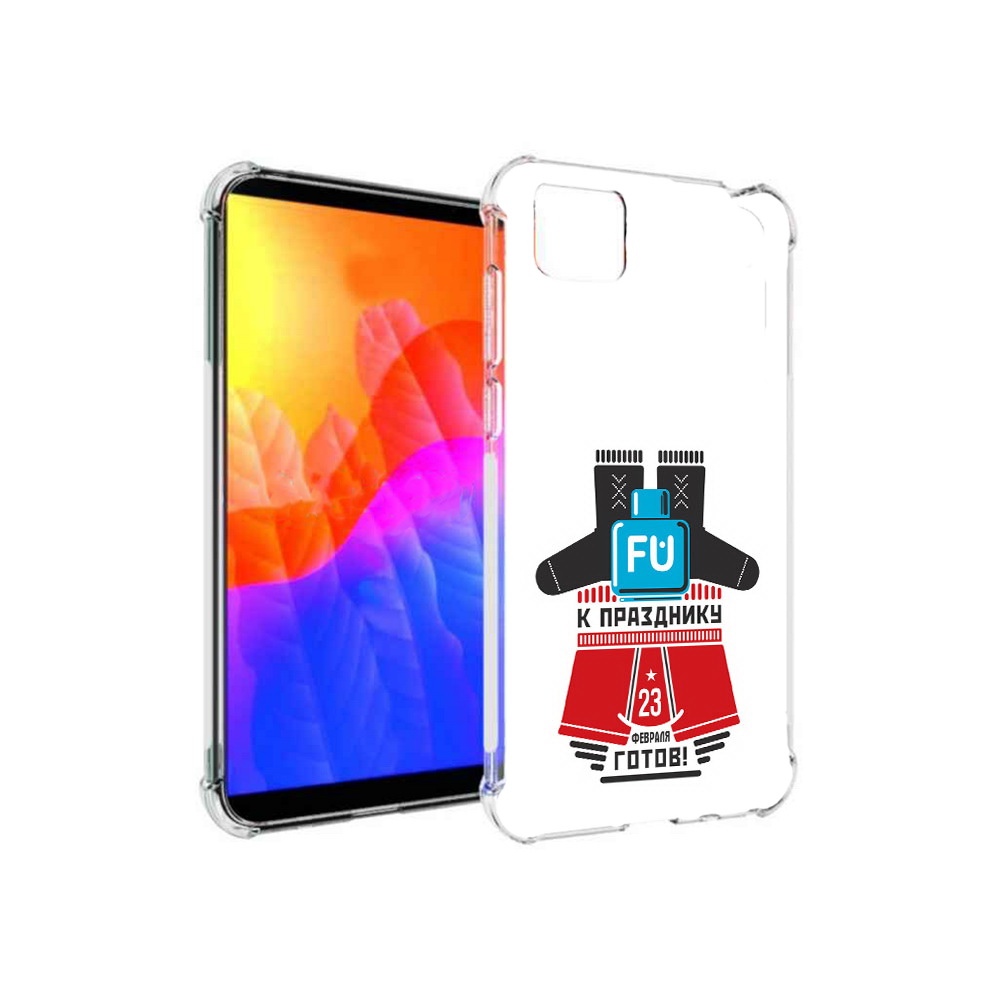 

Чехол MyPads 23 февраля подарки к празднику для Honor 9S, Прозрачный, Tocco