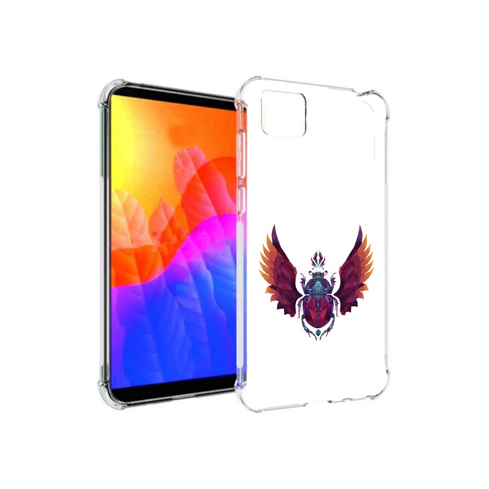 

Чехол MyPads алмазный скоробей для Honor 9S (DUA-LX9), Прозрачный, Tocco