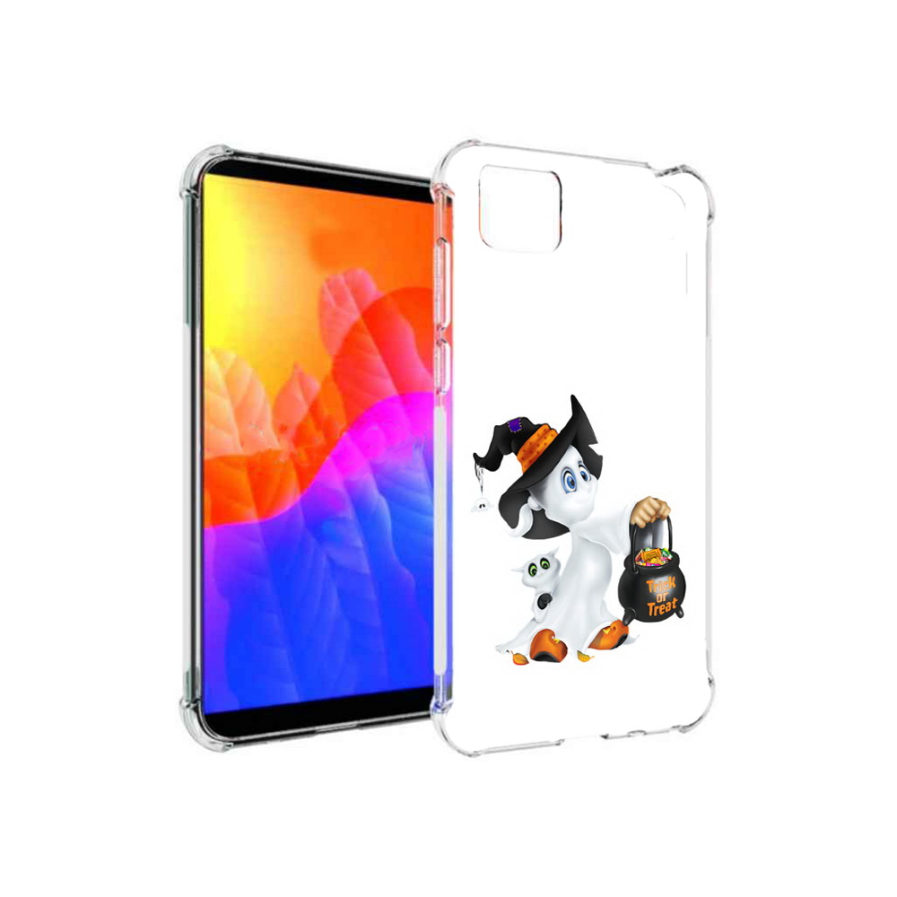

Чехол MyPads Маленький призрак для Honor 9S (DUA-LX9), Прозрачный, Tocco