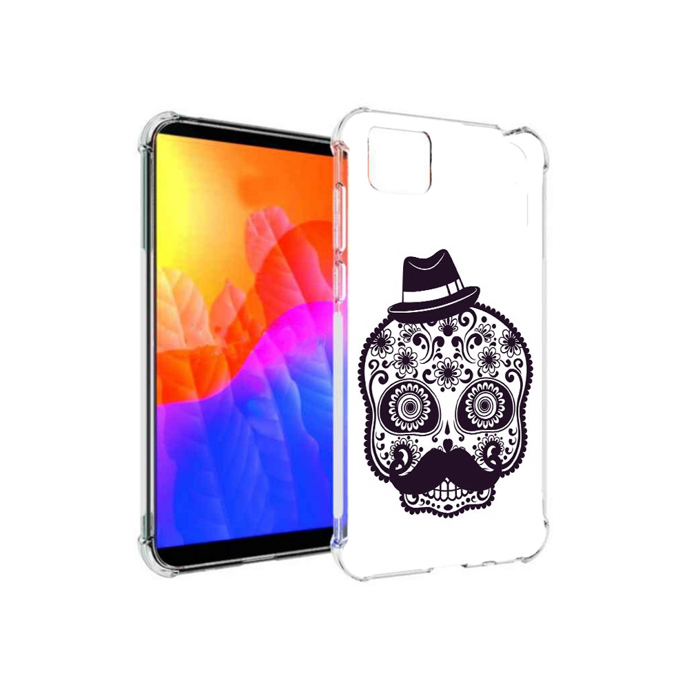 

Чехол MyPads разрисованный скелет для Honor 9S (DUA-LX9), Прозрачный, Tocco