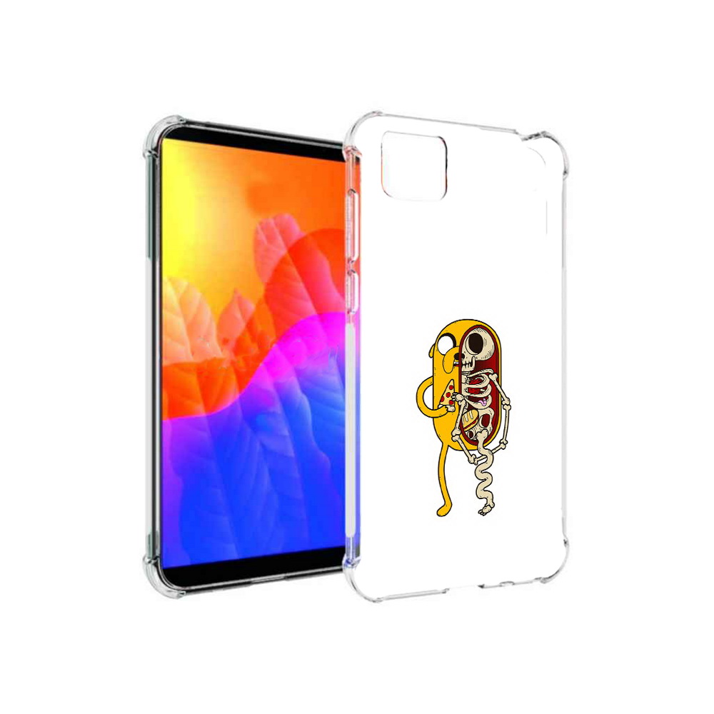 

Чехол MyPads Джейк скелет для Honor 9S (DUA-LX9), Прозрачный, Tocco