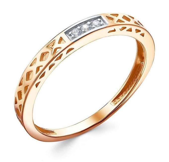 

Кольцо из золота р.  Kari Jewelry 231715, фианит, 231715