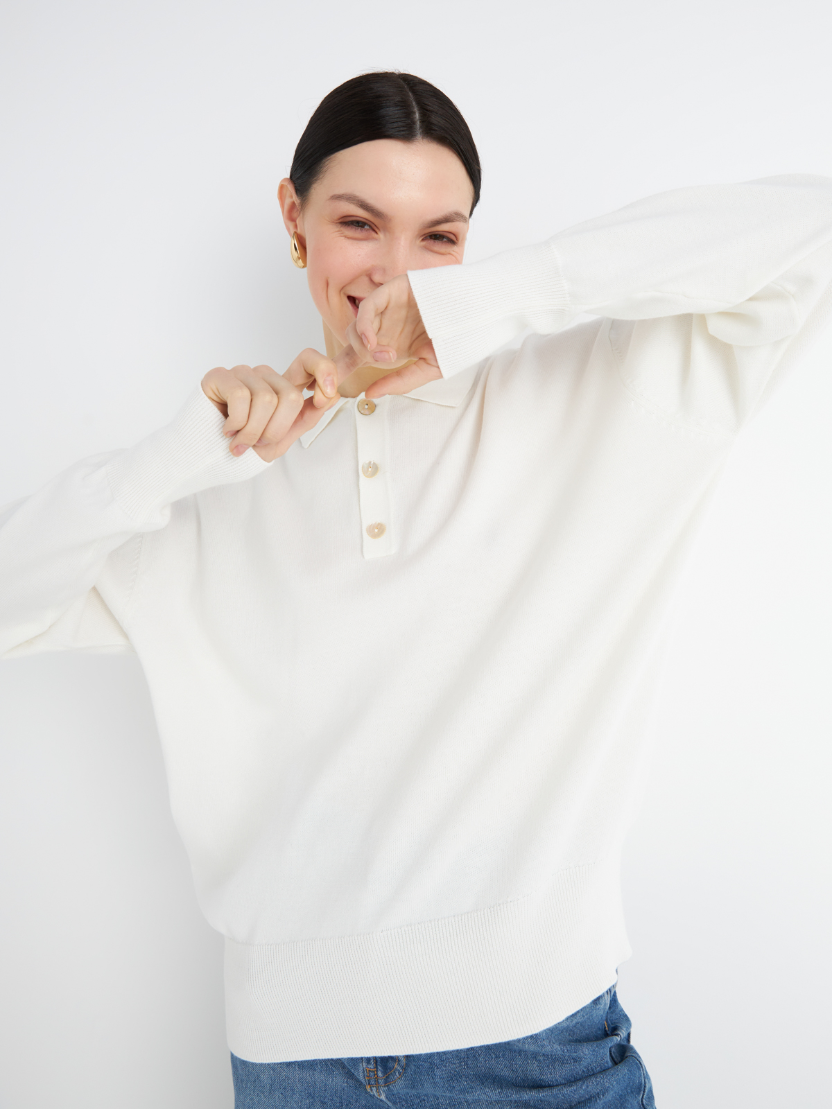 

Джемпер женский Arive ARV-WS-10506-002 белый L, ARV-WS-10506-002