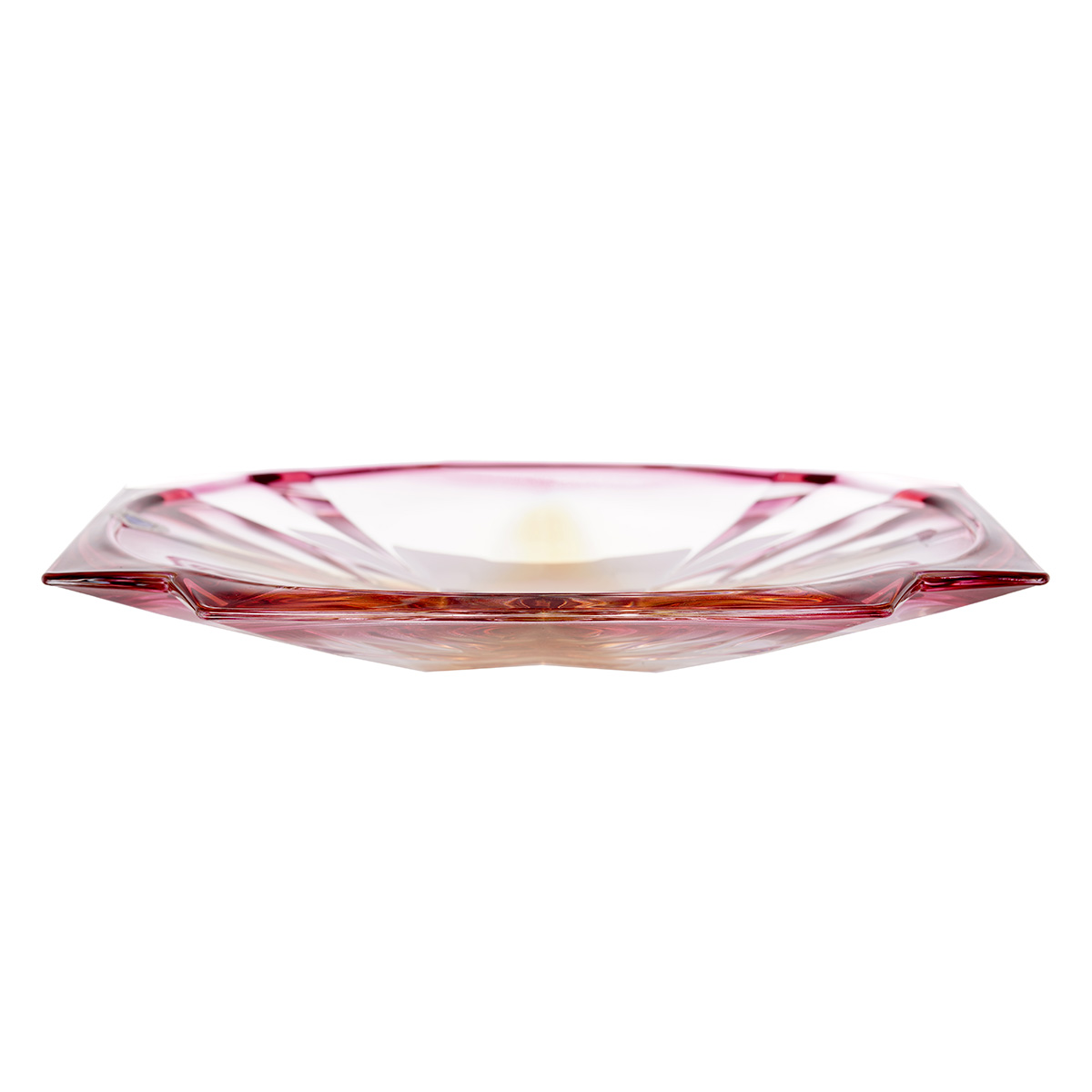 

Фруктовница Bohemia Gold Metropolitan Розовая 33см