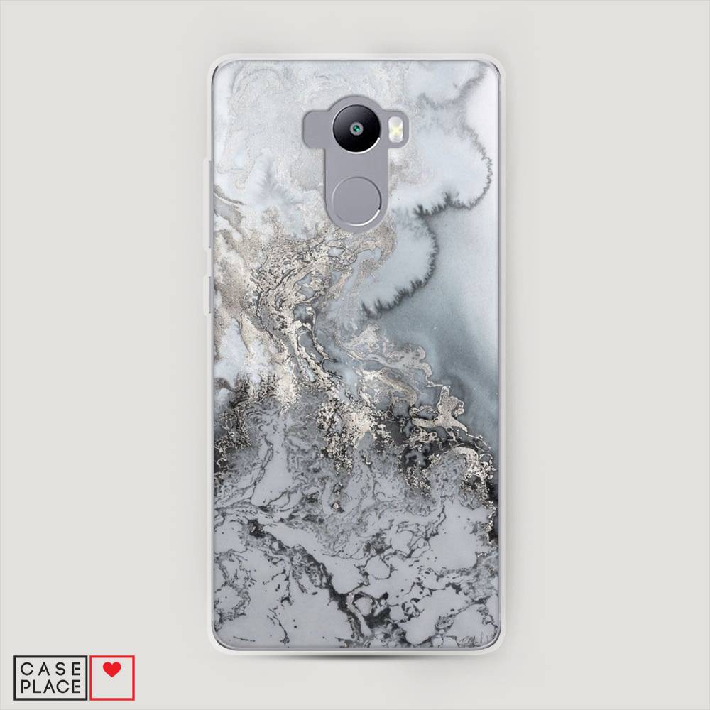 

Пластиковый чехол "Морозная лавина серая" на Xiaomi Redmi 4