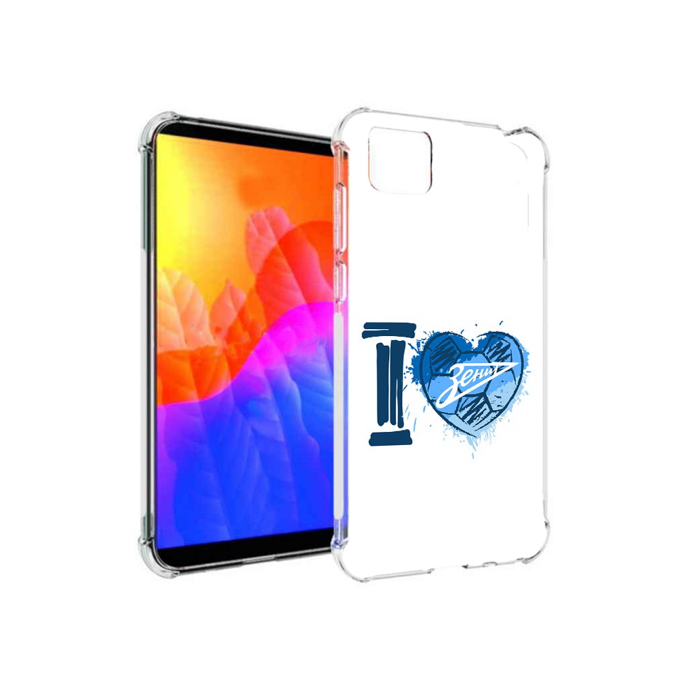 

Чехол MyPads ФК я люблю зенит для Honor 9S (DUA-LX9), Прозрачный, Tocco
