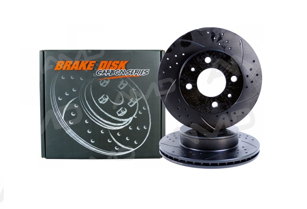 

Диск тормозной Hyundai Accent (ТагАЗ) 00- передний 241 x 19 Carbon series AMD