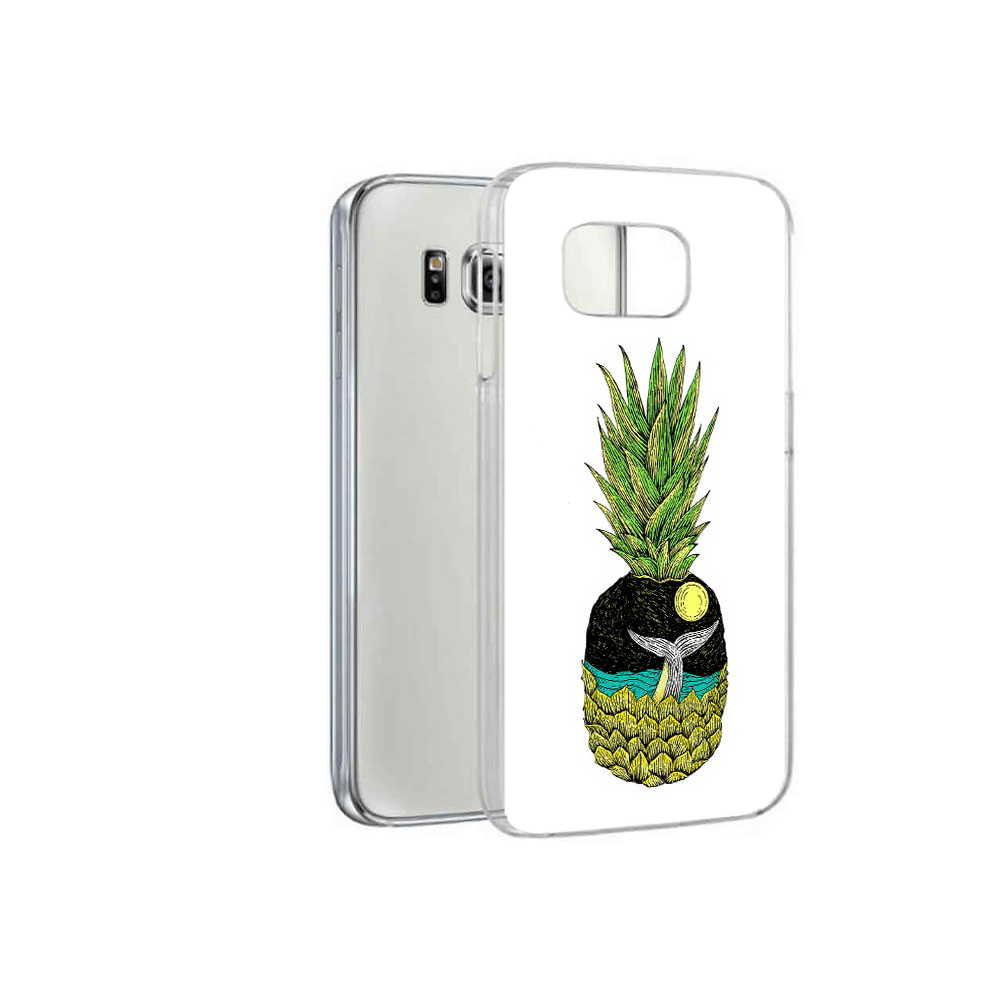 

Чехол MyPads Tocco для Samsung Galaxy S6 ананас с китом (PT12300.506.220), Прозрачный, Tocco