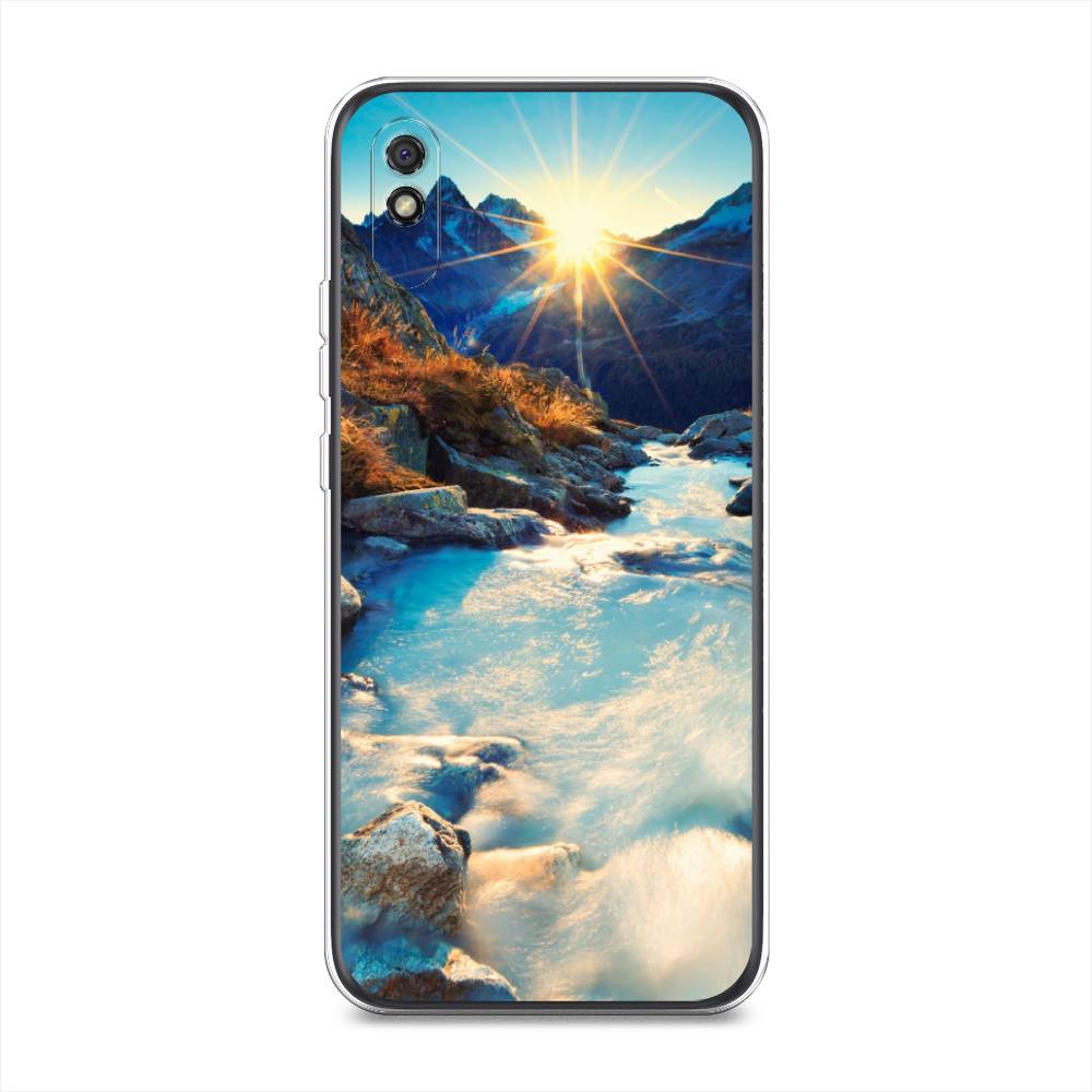 

Чехол Awog на Xiaomi Redmi 9A "Восход 7", Разноцветный, 38950-4
