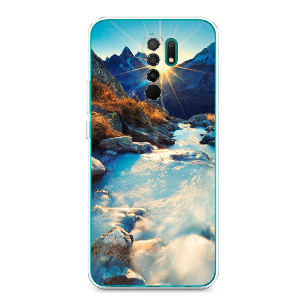 

Чехол Awog на Xiaomi Redmi 9 "Восход 7", Разноцветный, 38350-4