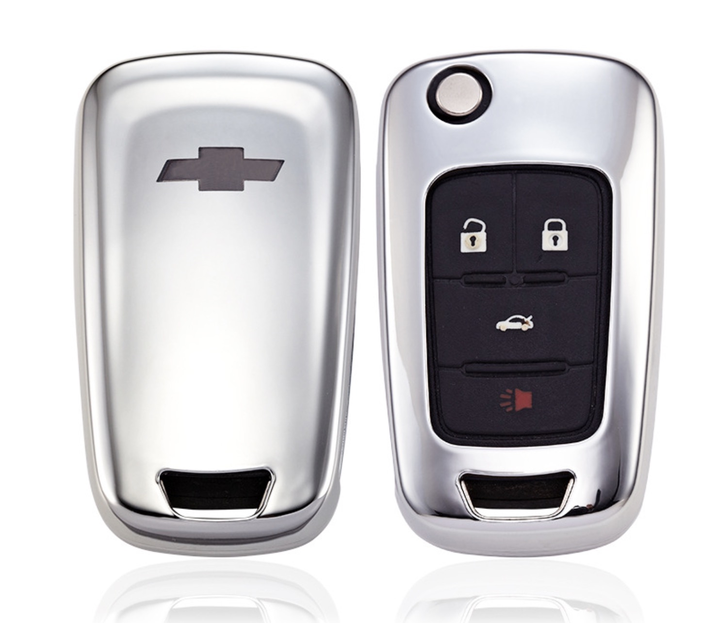Защитный чехол футляр MyPads с вырезом под логотип для ключа Chevrolet Шевроле