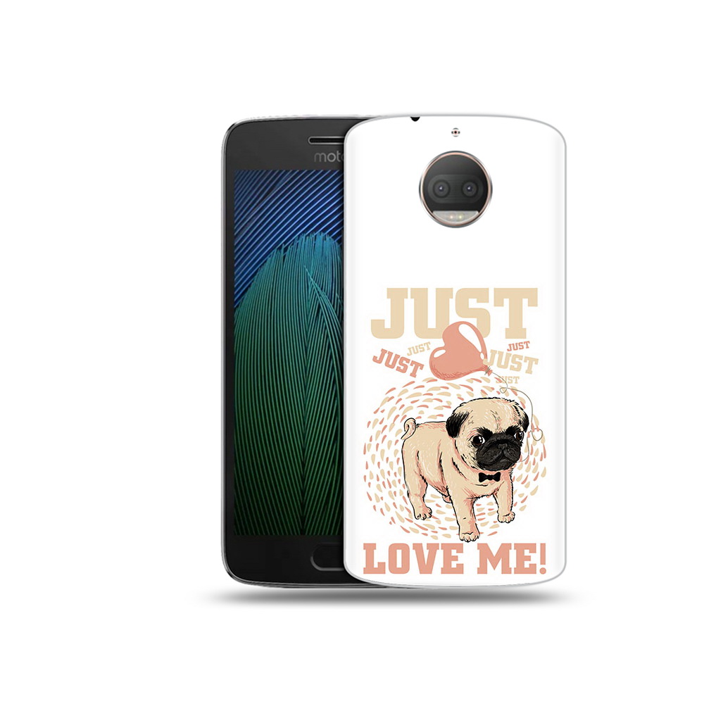 

Чехол MyPads Tocco для Motorola Moto G5S Plus Люби меня (PT75337.377.109), Прозрачный, Tocco