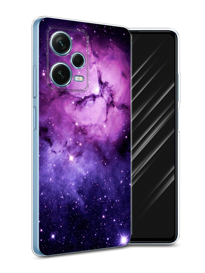 

Чехол Awog для Xiaomi Redmi Note 12 Pro Plus "Космос 18", Фиолетовый, 317150-4