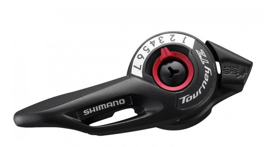 

Манетка SL-TZ500-7R, TZ, правая, зад. 7-ск., триггер, трос 2050мм, б/уп., Черный