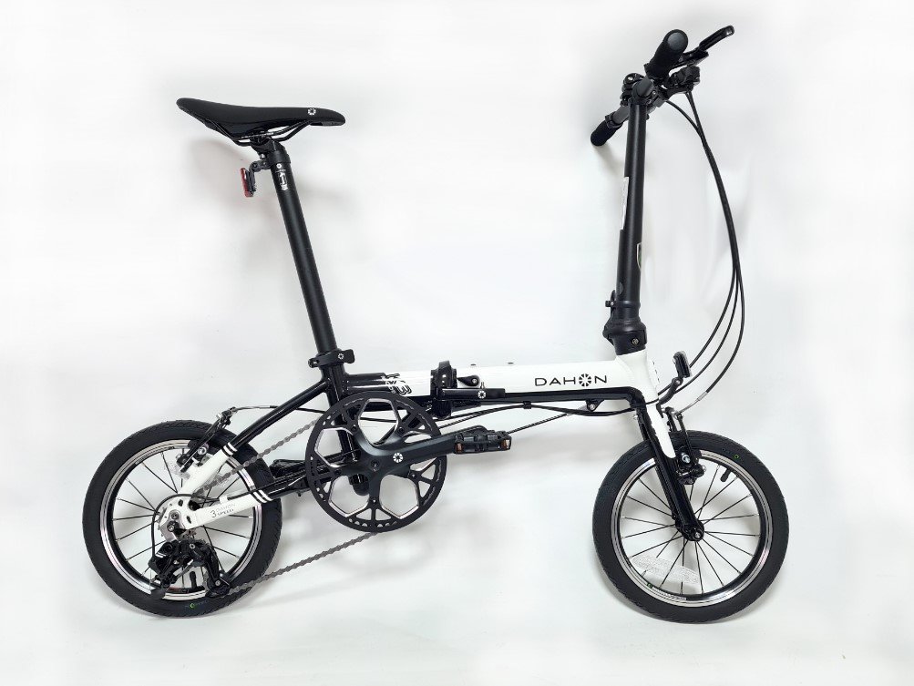 Велосипед Dahon K3 складной, 14 дюймов, KAA433, чёрно-белый