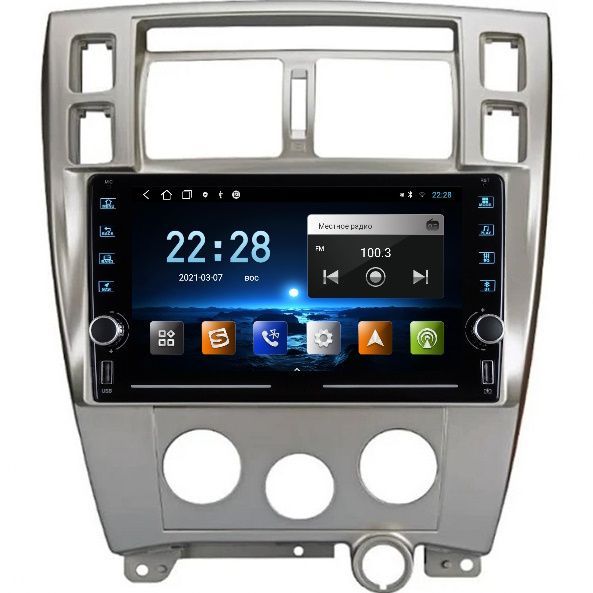 Магнитола R320 Хендай Тюсон 2004-2010 Hyundai Tucson JM - Android 13 - IPS экран