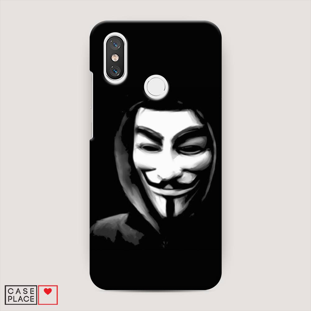 

Пластиковый чехол "Анонимус" на Xiaomi Mi 8, 33520-4