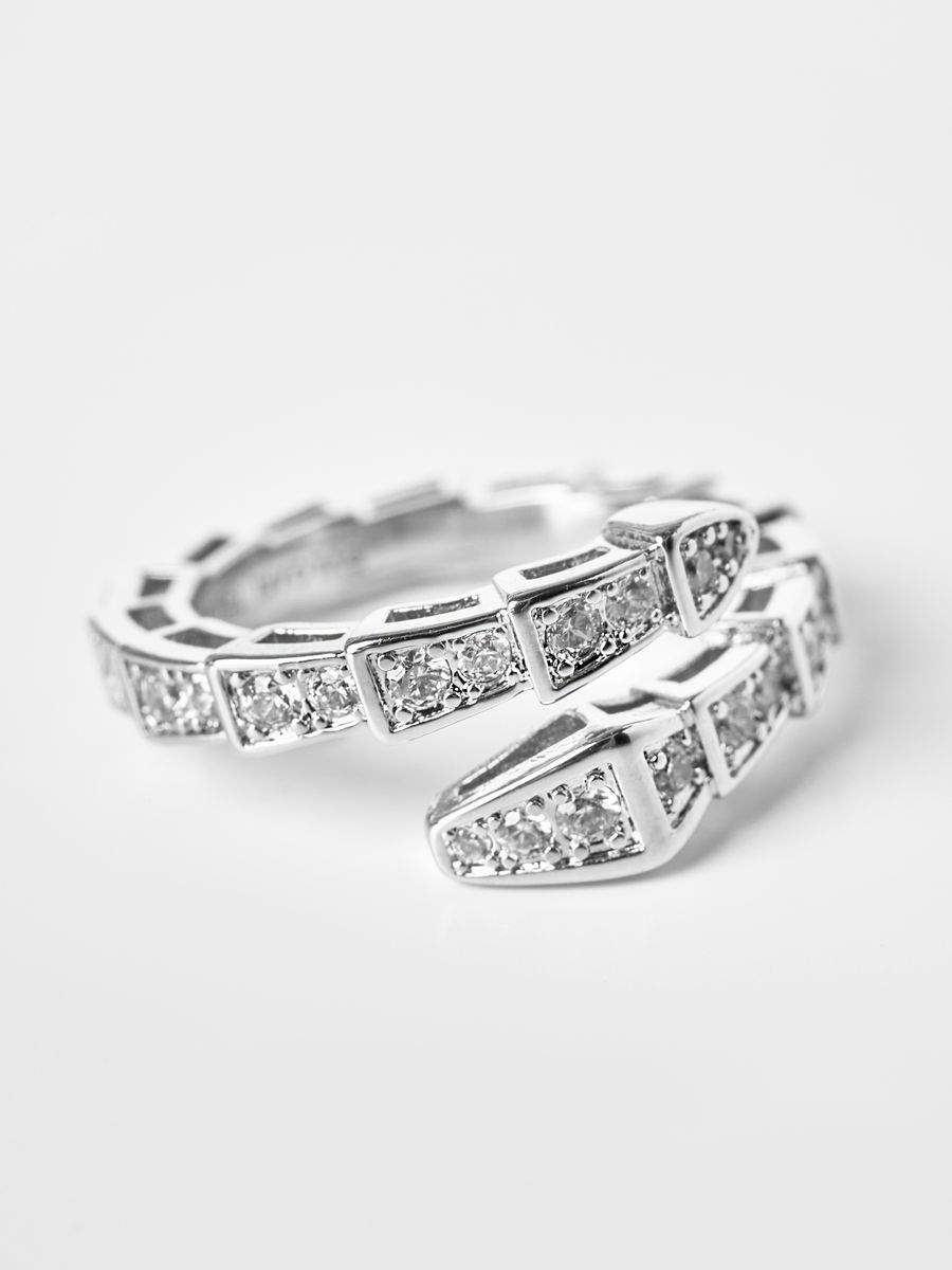 

Кольцо из латуни SHINE & BEAUTY KW00020, кристаллы, KW00020
