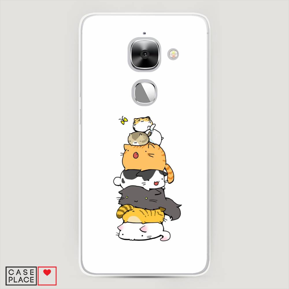 

Чехол Awog на LeEco Le Max 2 / Лееко Ле Макс 2 "Бутерброд из котиков", Коричневый;белый;серый, 140250-10