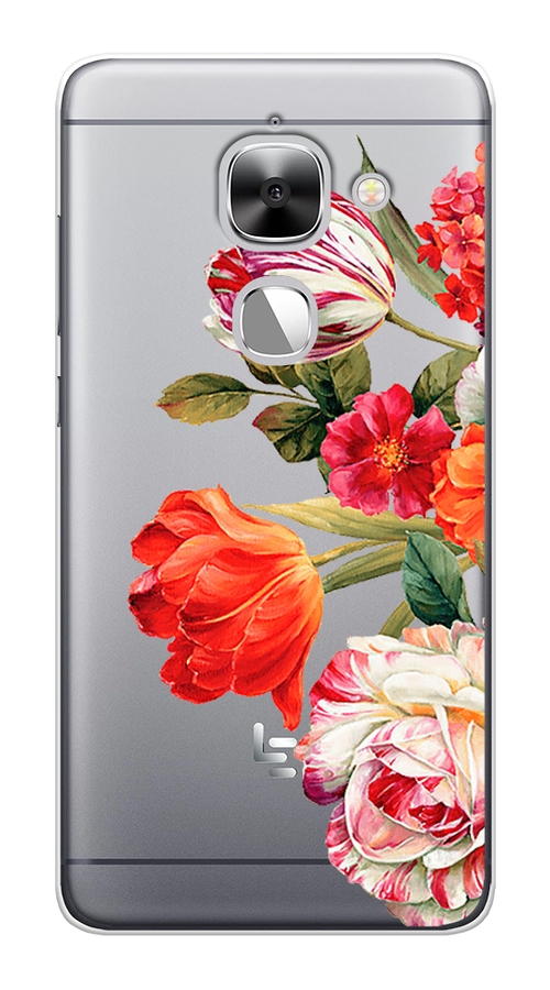 

Чехол Awog на LeEco Le 2/2 Pro / Лееко Ле 2/2 Про "Весенний букет", Красный;розовый;зеленый, 140150-8