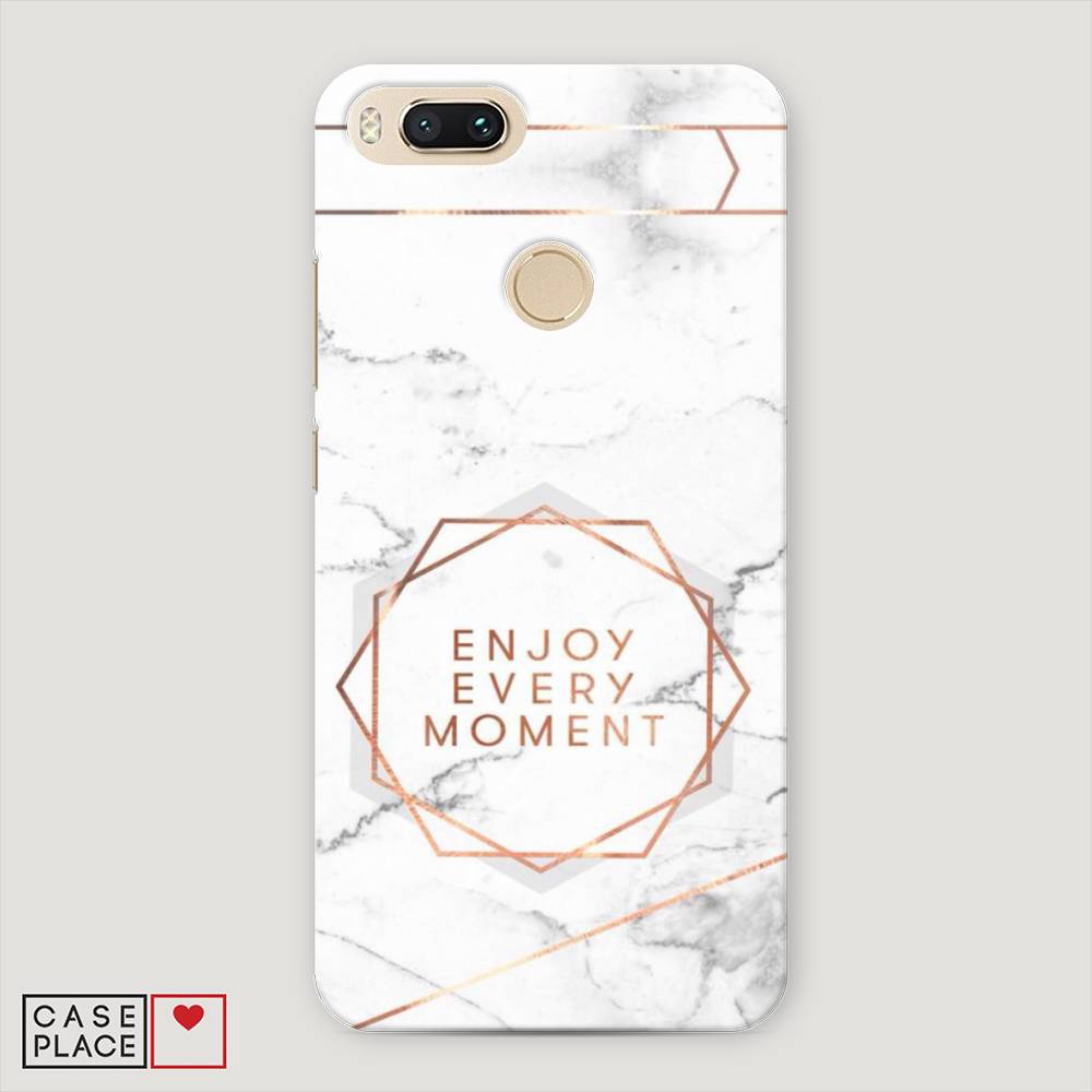 

Пластиковый чехол "Enjoy every moment мрамор" на Xiaomi Mi A1