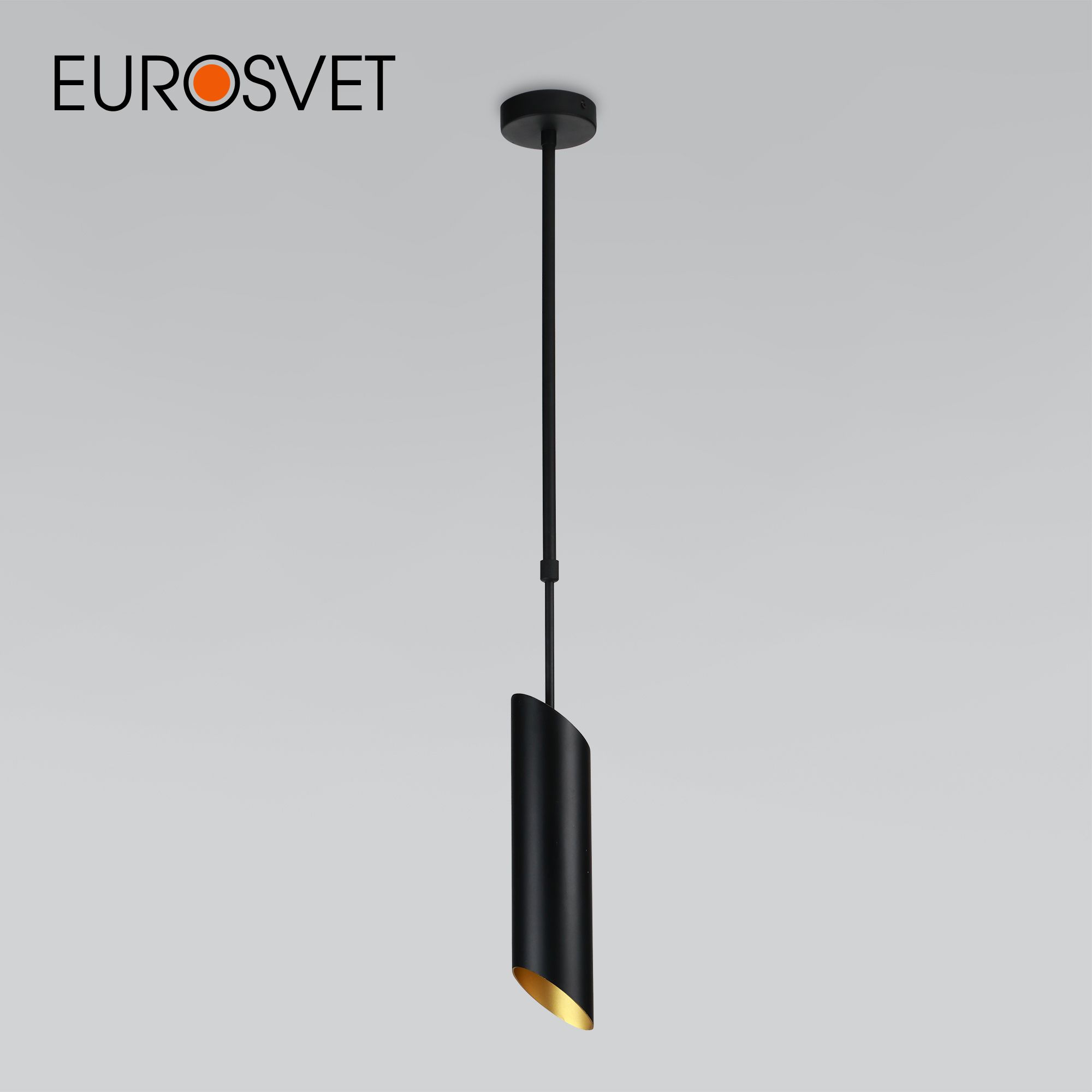 

Подвесной светильник Eurosvet Dome 50245/1 черный с металлическим плафоном E27