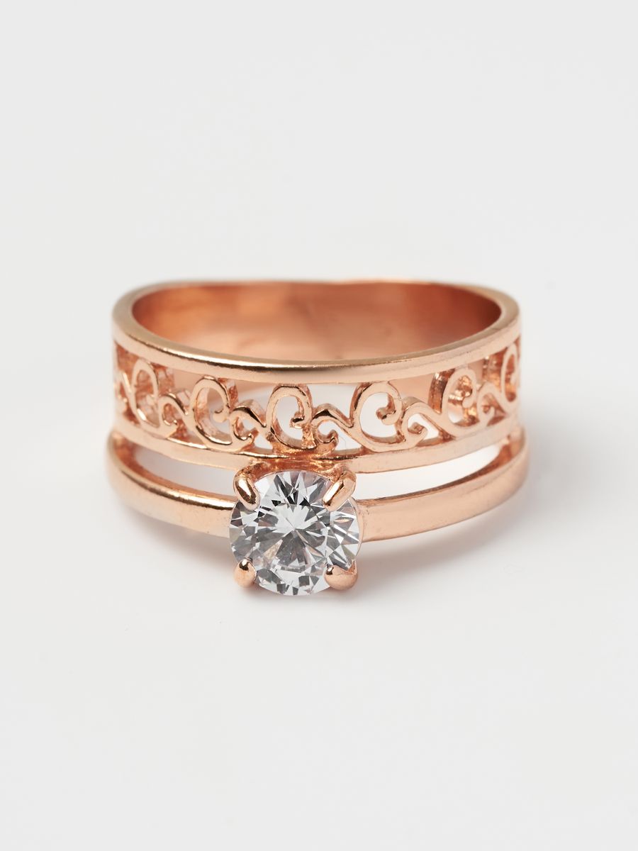 

Кольцо из латуни р.. SHINE & BEAUTY 2487815ф, фианит, 2487815ф