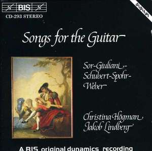 

SONGS FOR GUITAR - Christina Hogman, Soprano; Jakob Lindberg, Lute, 1 CD