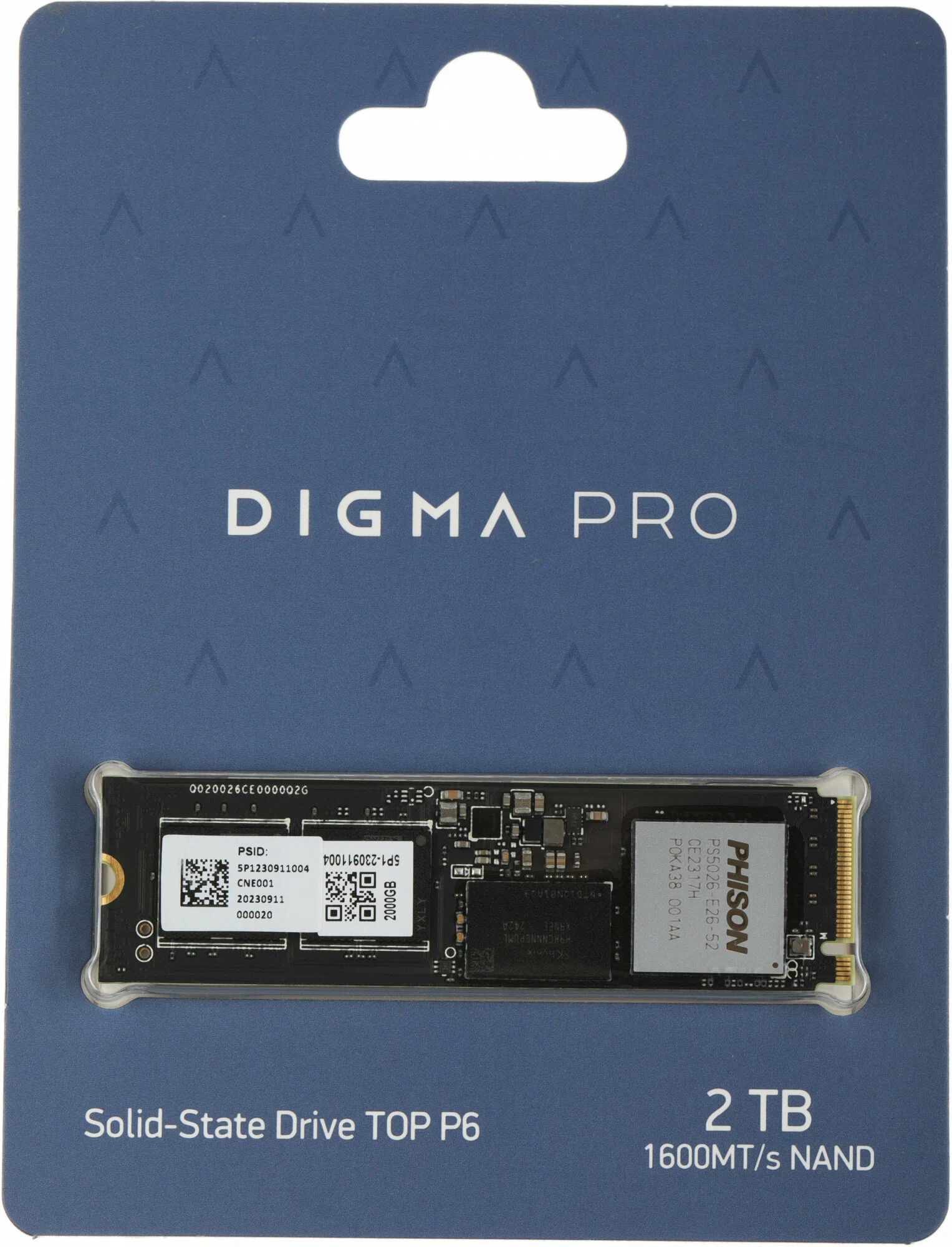 

Внутренний SSD накопитель DIGMA PRO Top P6 DGPST5002TP6T6 2ТБ, DGPST5002TP6T6