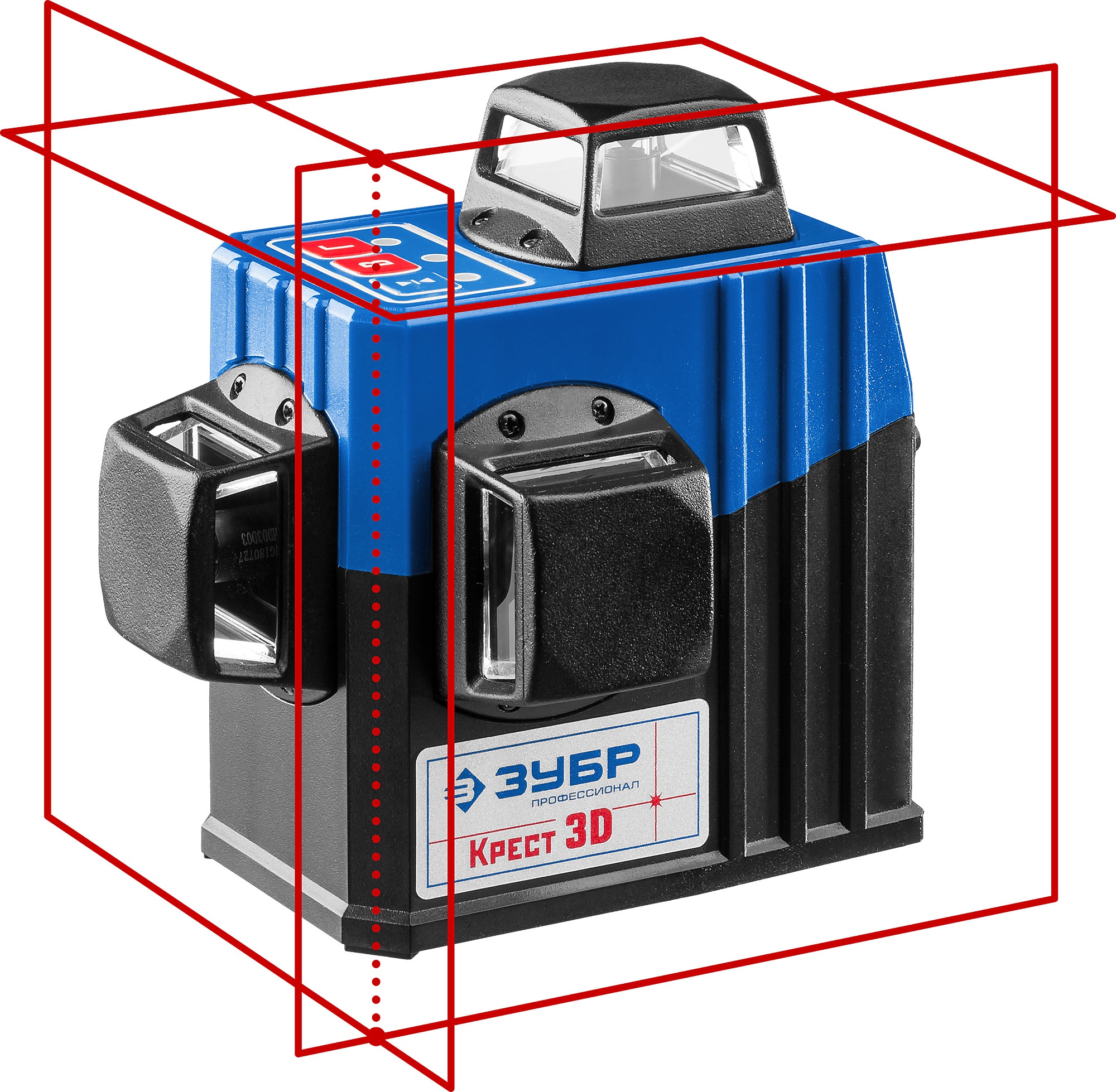 Лазерный уровень Зубр КРЕСТ 3D 15870₽