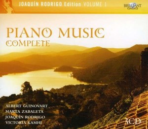JOAQUIN RODRIGO, Complete Piano Music, Albert Guinovart, Marta Zabaleta, Joaquin Rodrigo,