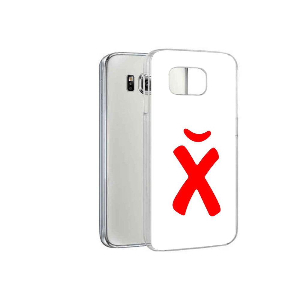 

Чехол MyPads Tocco для Samsung Galaxy S6 абстракция буква х (PT12300.506.209), Прозрачный, Tocco