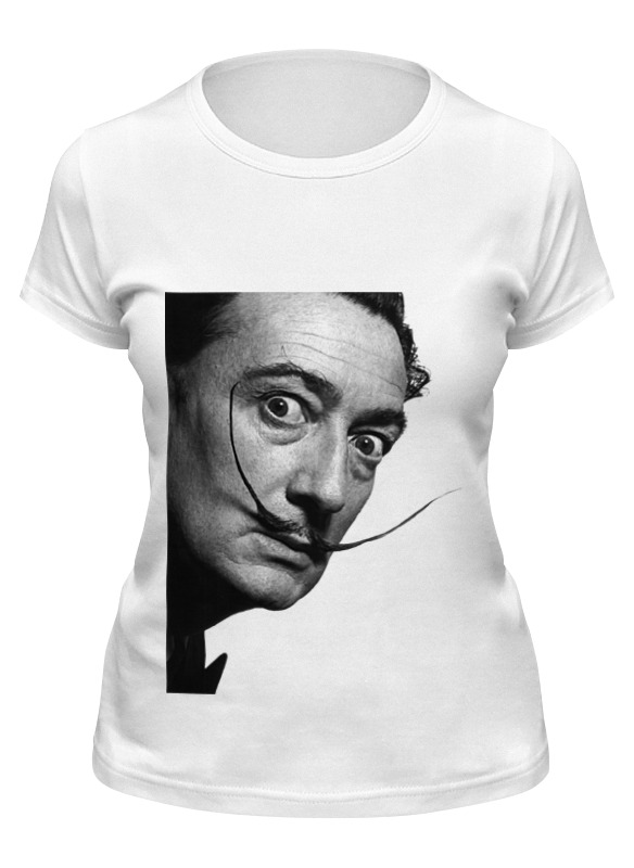 

Футболка женская Printio Salvador dali белая S, Белый, Salvador dali