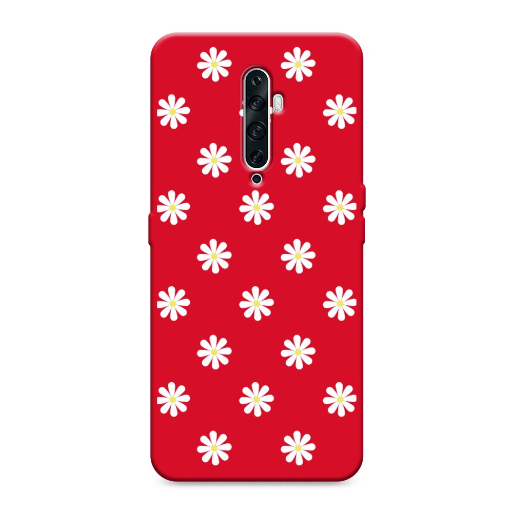 

Матовый силиконовый чехол "Маленькие ромашки" на Oppo Reno 2Z, 251853-1